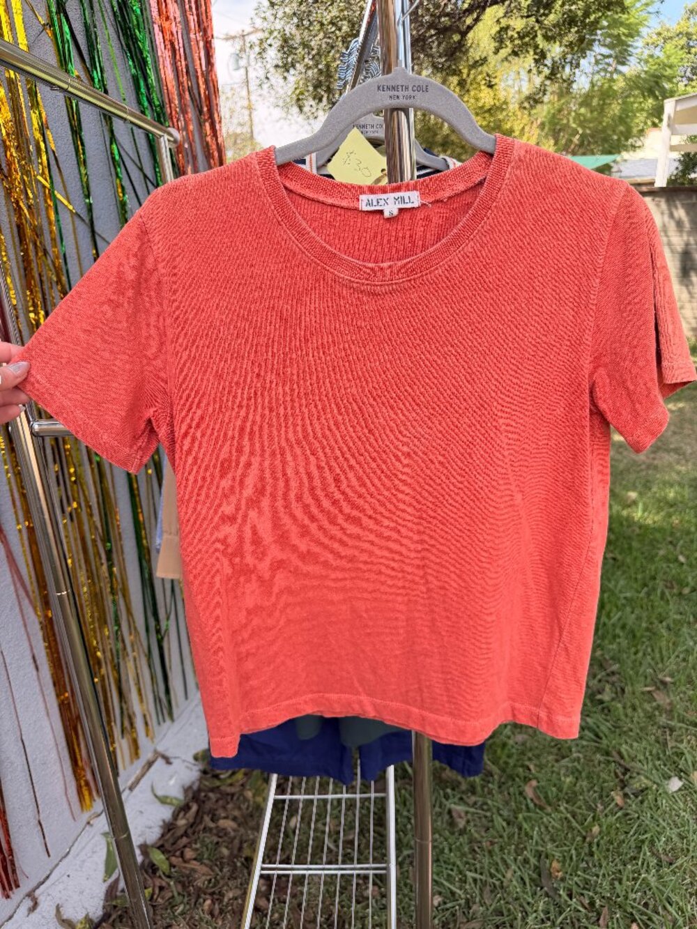 Alex Mill Standard TShirt - Faded Orange